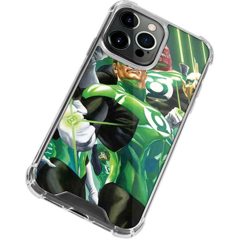 DC Comics Green Lantern Corps Team Art by Alex Ross iPhone 14 Pro Clear Case